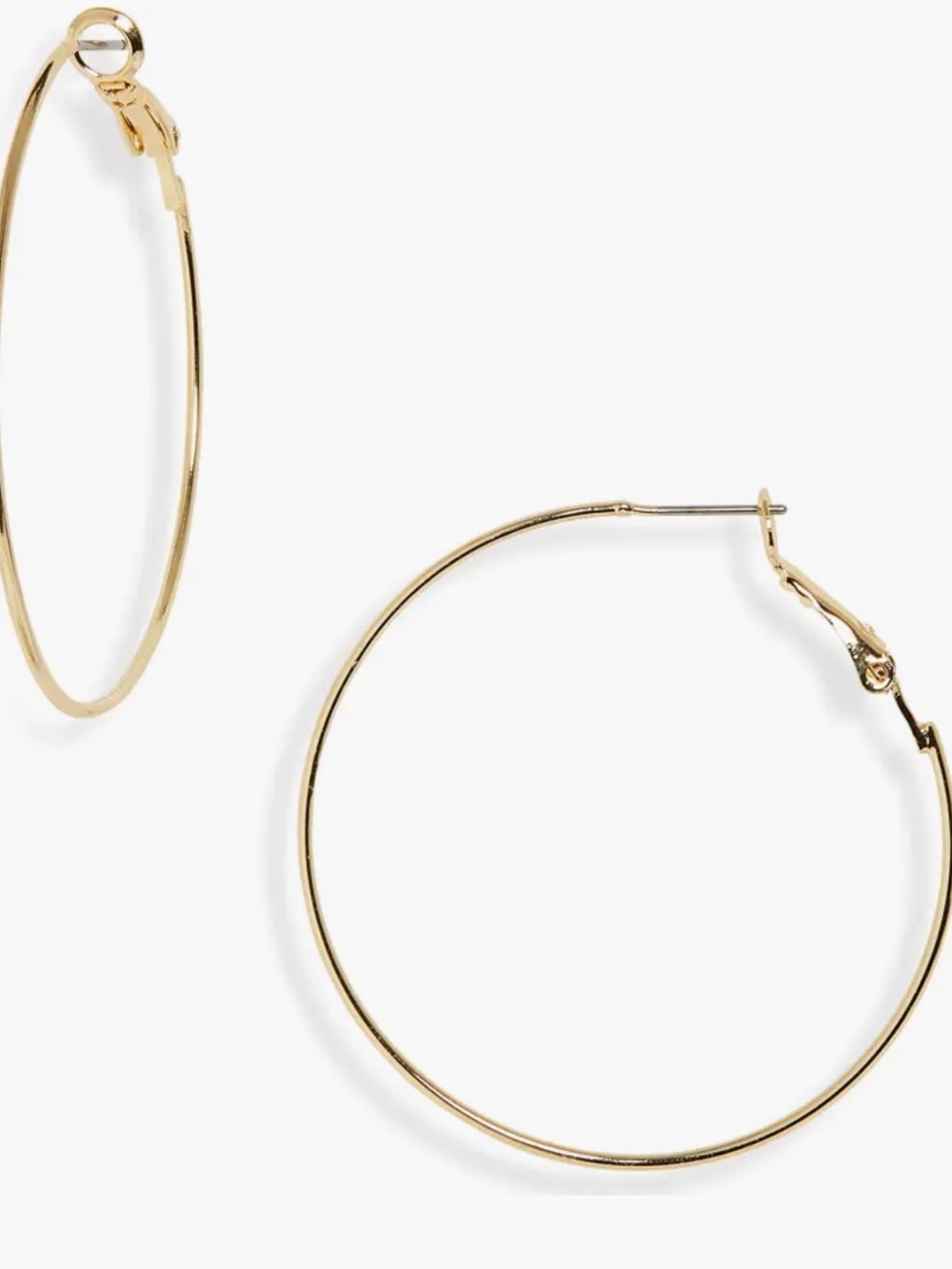Nordstrom Thin Hoop Earrings